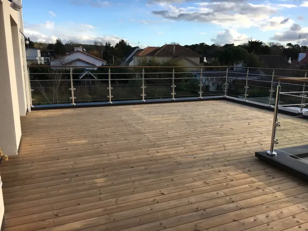 Terrasses sur toit étanche