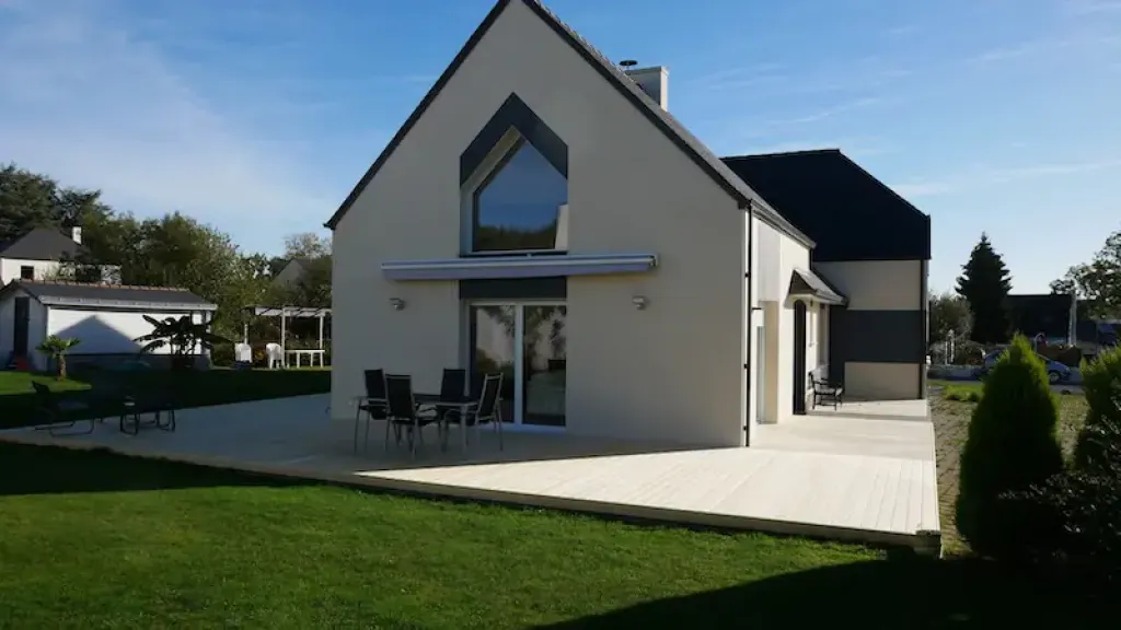 Pose de terrasse sur dalle à Orvault