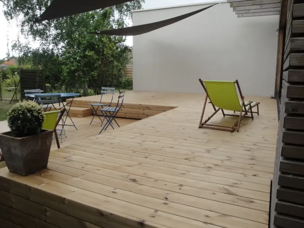 Terrasse sur sol stable à Nantes