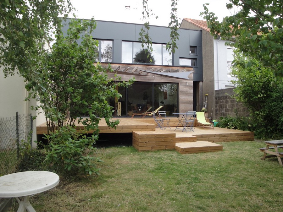 Terrasse sur sol stable à Nantes