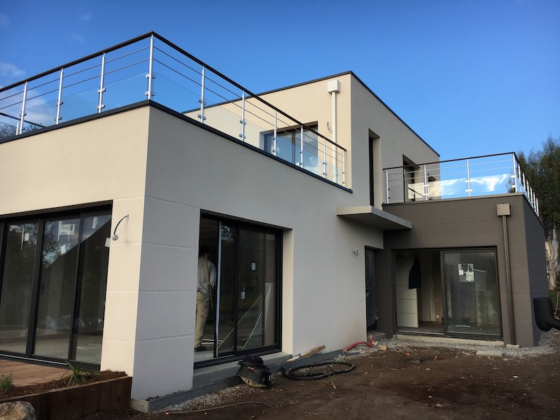 Terrasse sur toits plats à La Baule