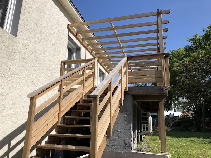Terrasse sur sol stable à Nantes