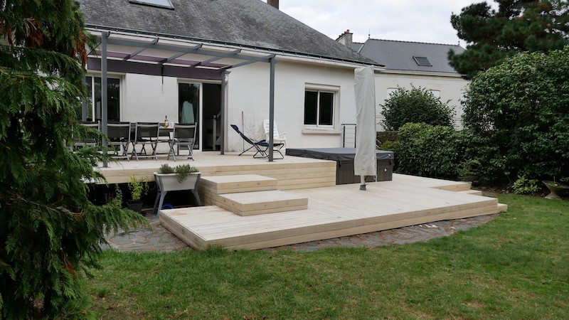 Terrasse bois à Vertou