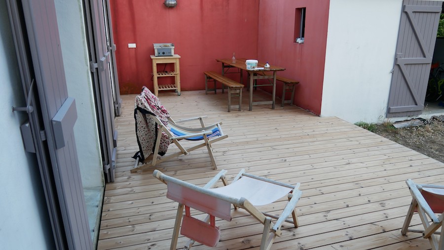 Pose terrasse à Noirmoutiers