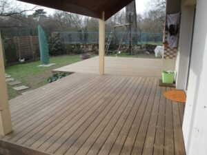 Conception d'une terrasse en composite