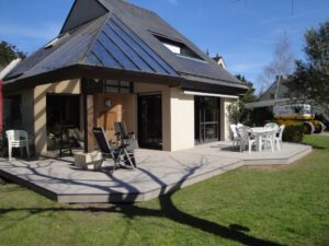 Création d'une terrasse en composite