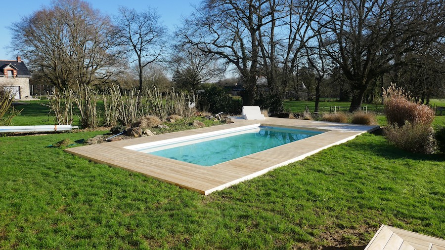 Double terrasses en bois à Sucé-sur-Erdre