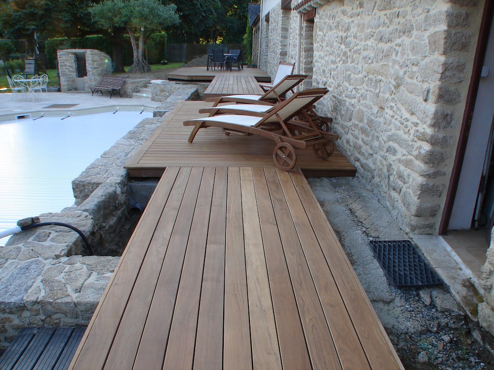 Conception de terrasse en Accoya à Saint Nazaire