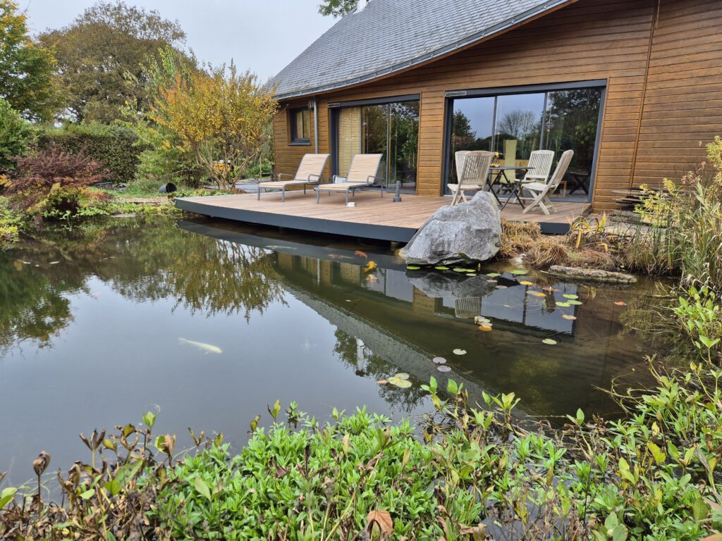 Terrasse en bois sur structure aluminium à La Baule-Escoublac