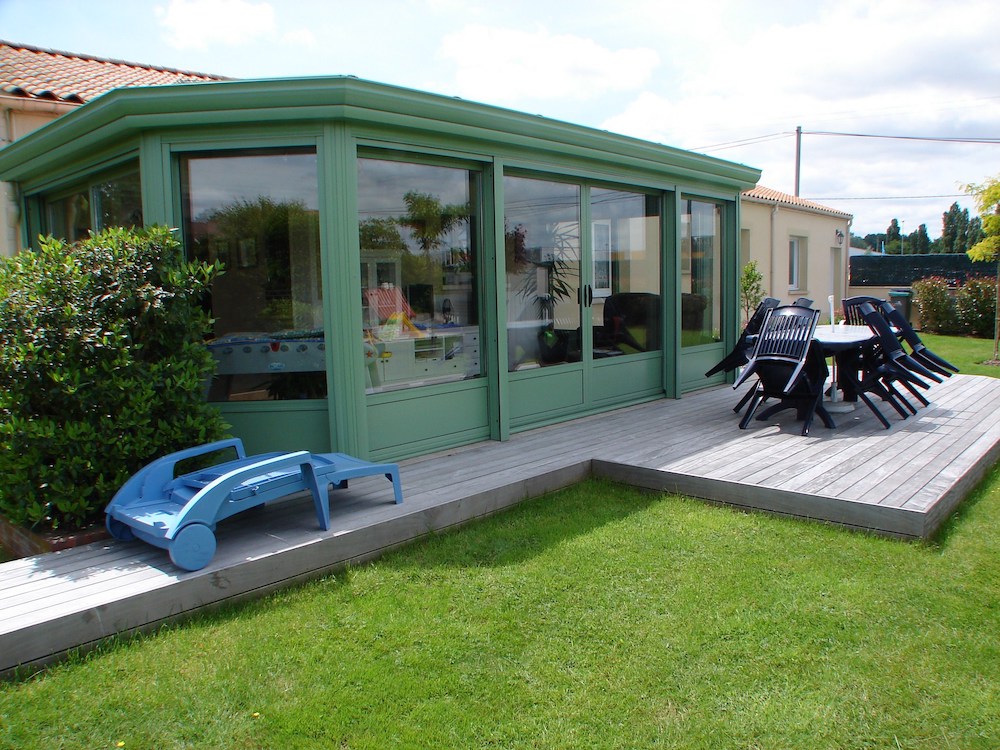 Création de terrasse en bois extérieure