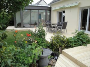 Terrasse sur-mesure en accoya
