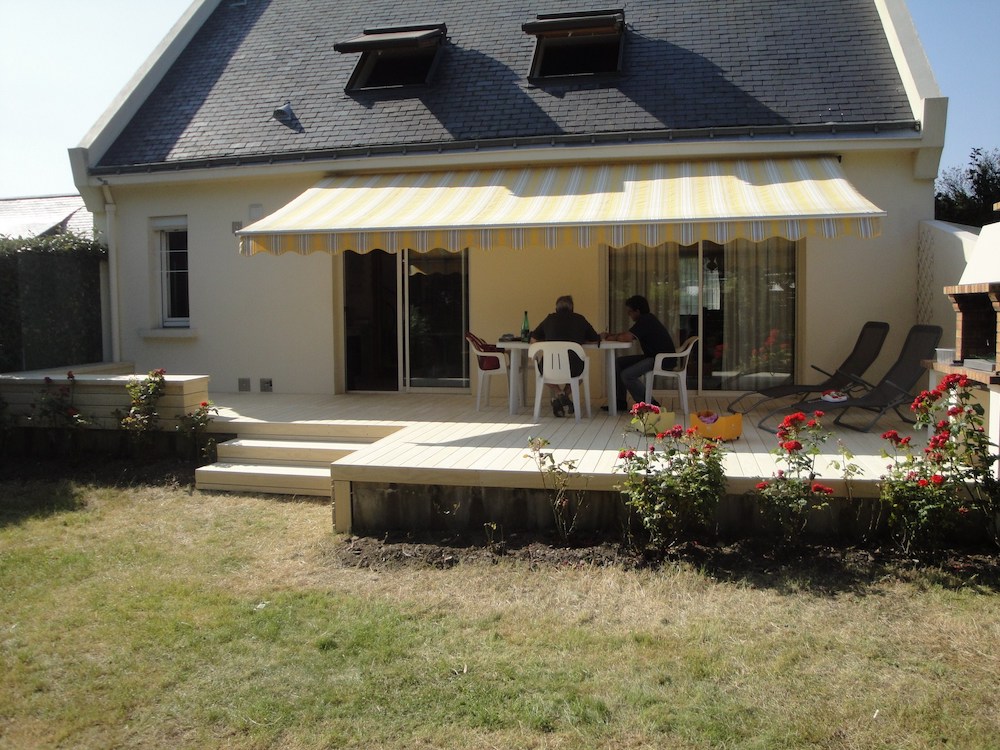 Terrasse en grès cérame