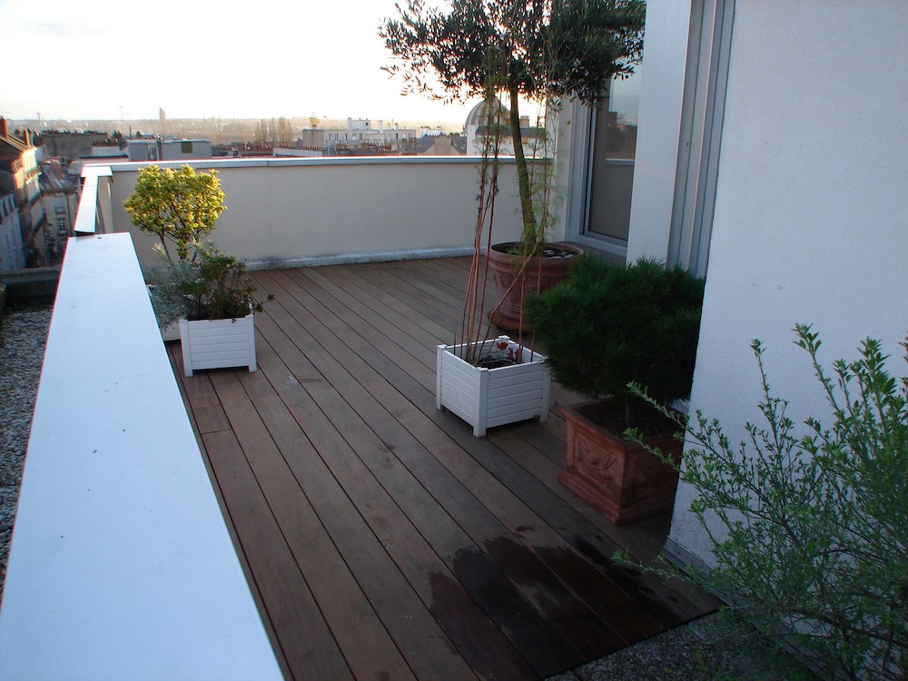 Terrasse en Accoya à Pornic