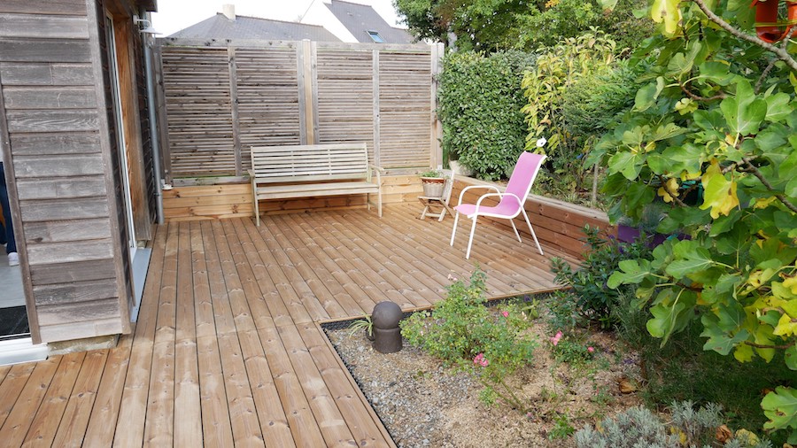 Terrasse au sol à La Chapelle sur Erdre