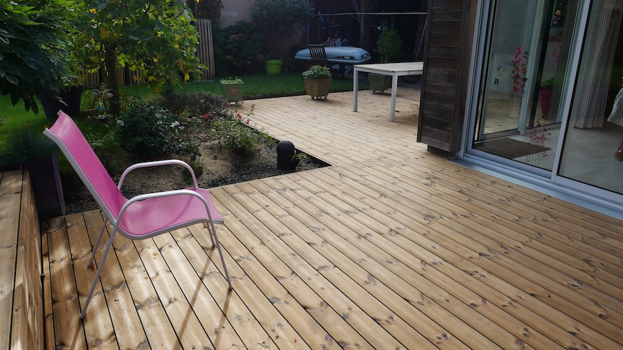 Terrasse au sol à La Chapelle sur Erdre