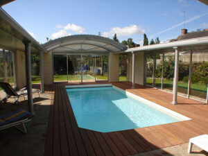 Pose de terrasses tour de piscine